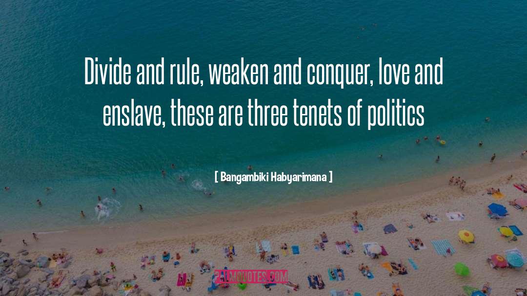 Divide And Conquer quotes by Bangambiki Habyarimana