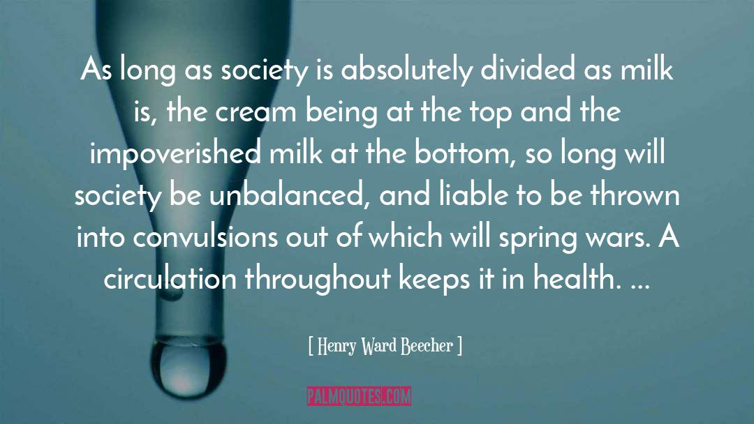 Divided quotes by Henry Ward Beecher