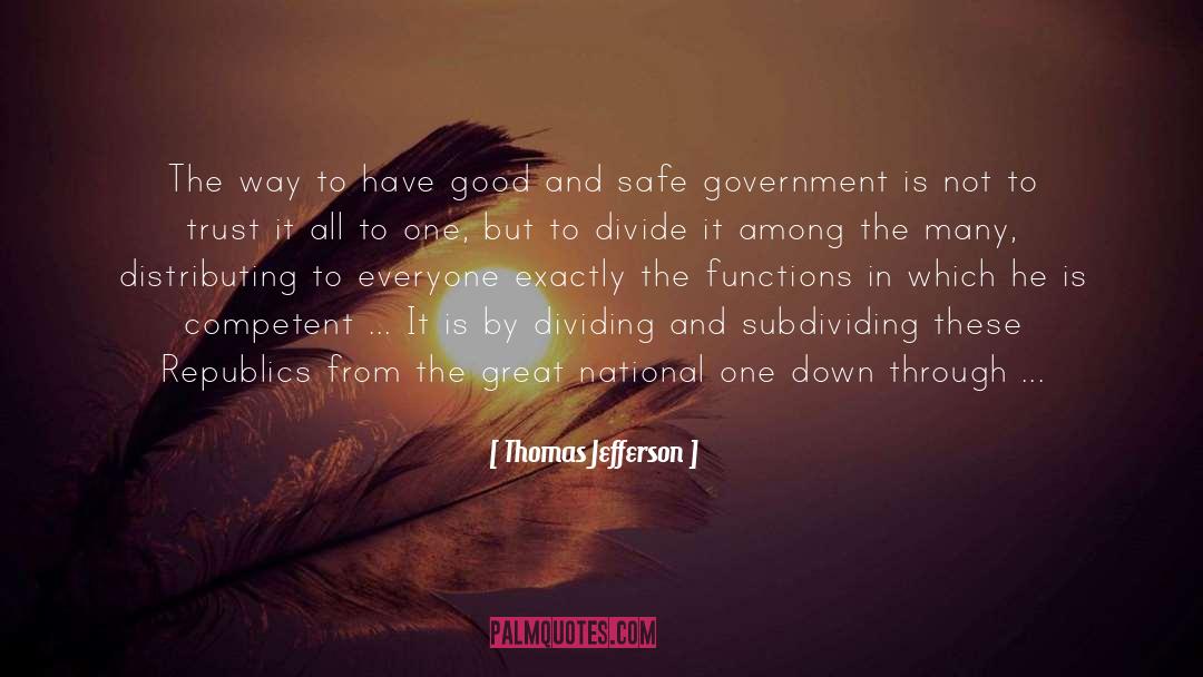 Divides quotes by Thomas Jefferson