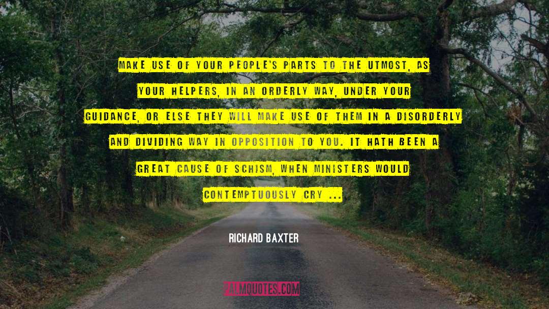 Dividing quotes by Richard Baxter