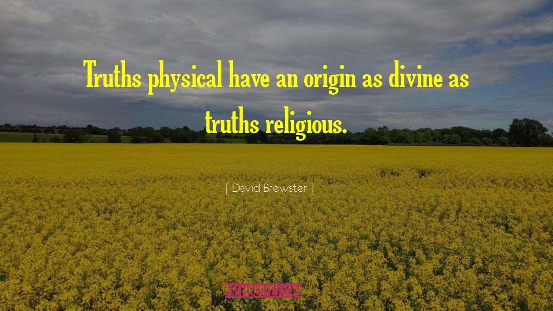 Divine Immunity quotes by David Brewster