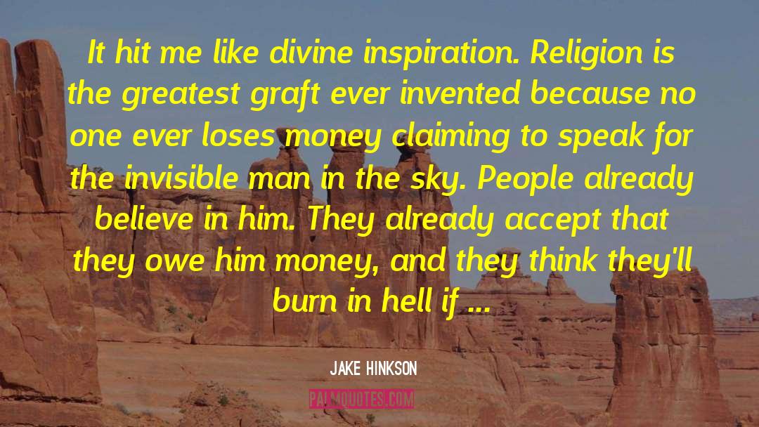 Divine Inspiration quotes by Jake Hinkson