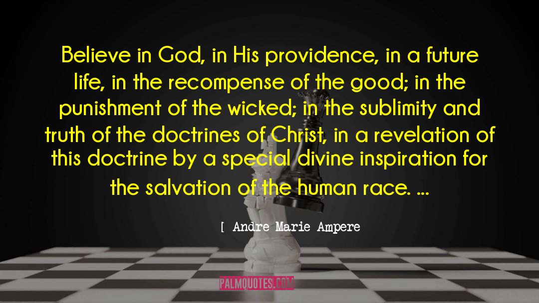 Divine Inspiration quotes by Andre Marie Ampere