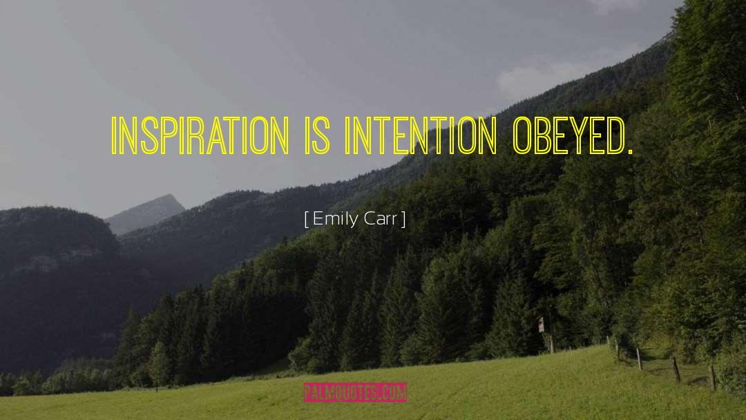 Divine Inspiration quotes by Emily Carr