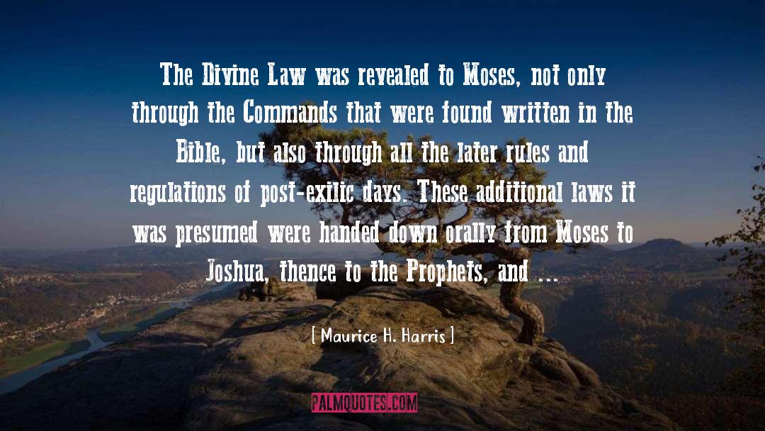 Divine Intellect quotes by Maurice H. Harris