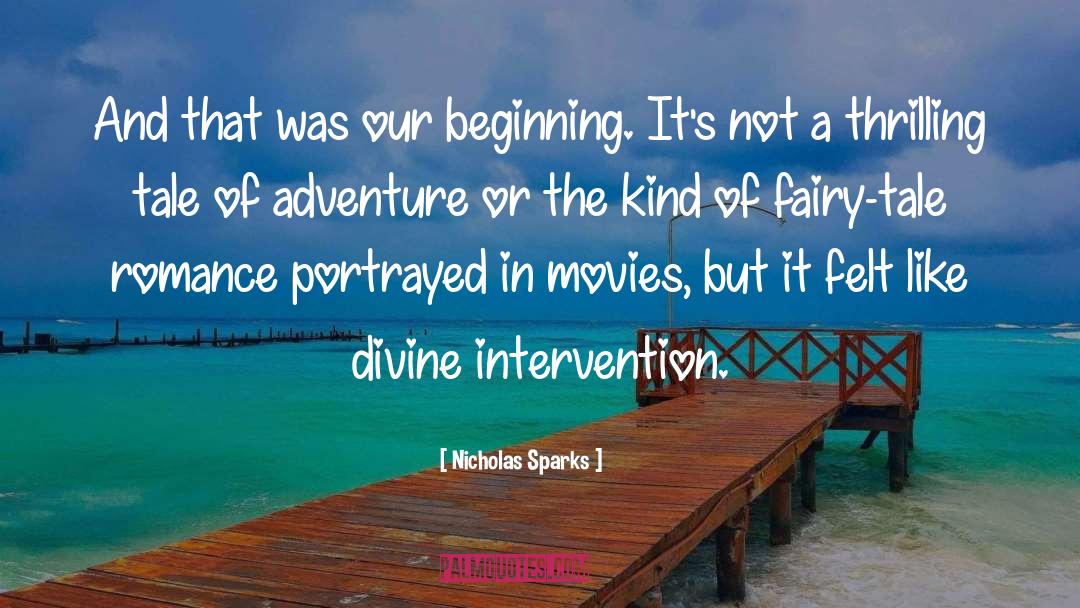 Divine Intervention quotes by Nicholas Sparks