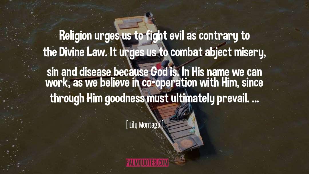 Divine Law quotes by Lily Montagu