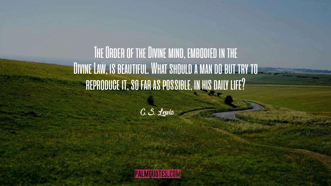 Divine Law quotes by C.S. Lewis