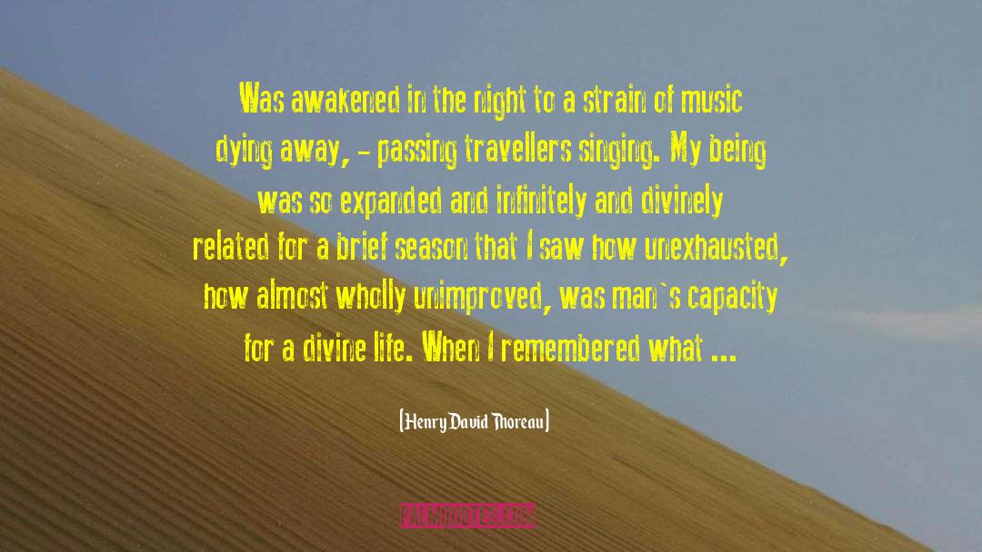 Divine Life quotes by Henry David Thoreau