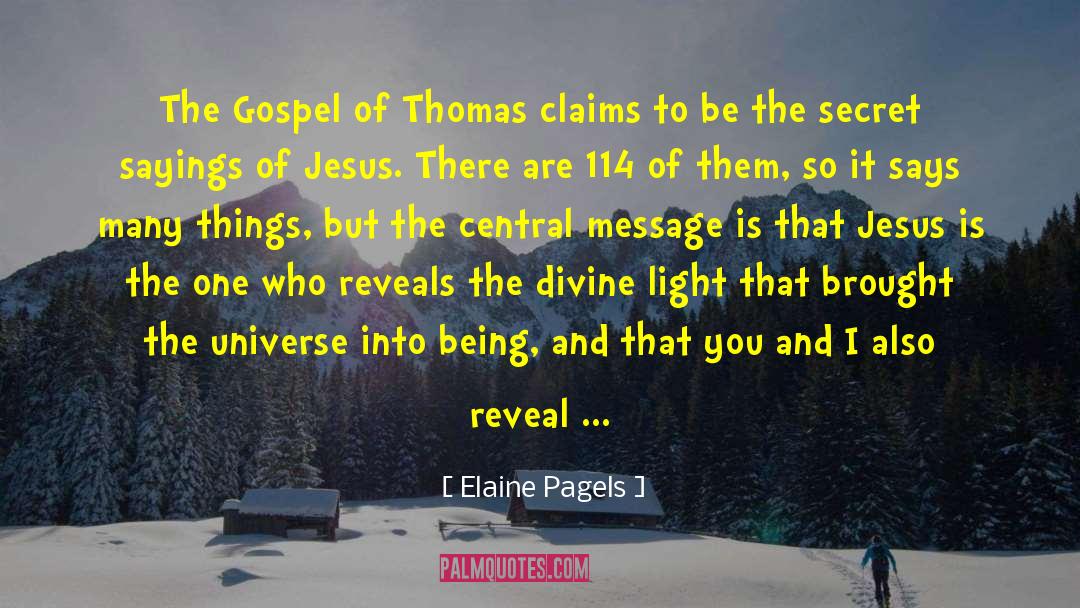 Divine Light quotes by Elaine Pagels
