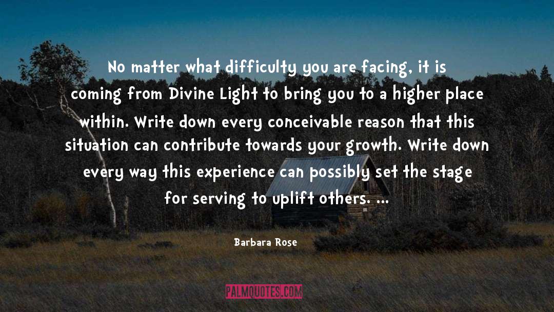 Divine Light quotes by Barbara Rose