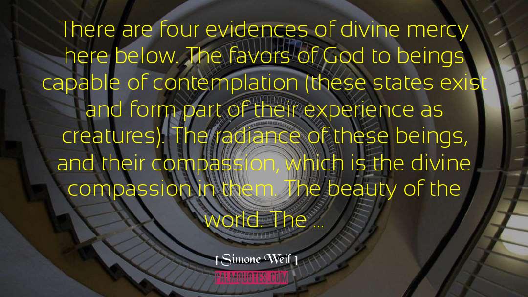 Divine Mercy quotes by Simone Weil