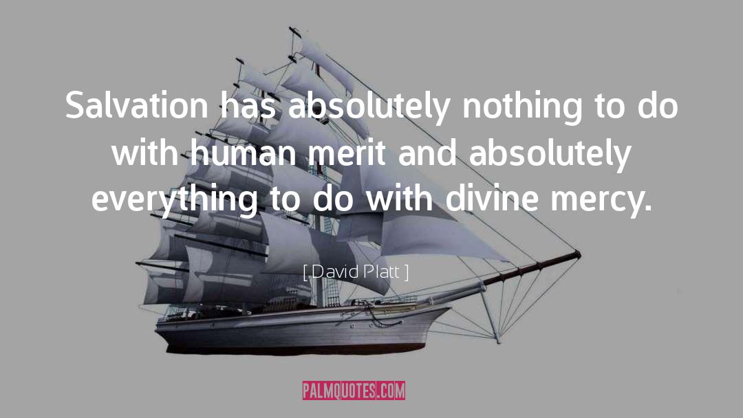 Divine Mercy quotes by David Platt