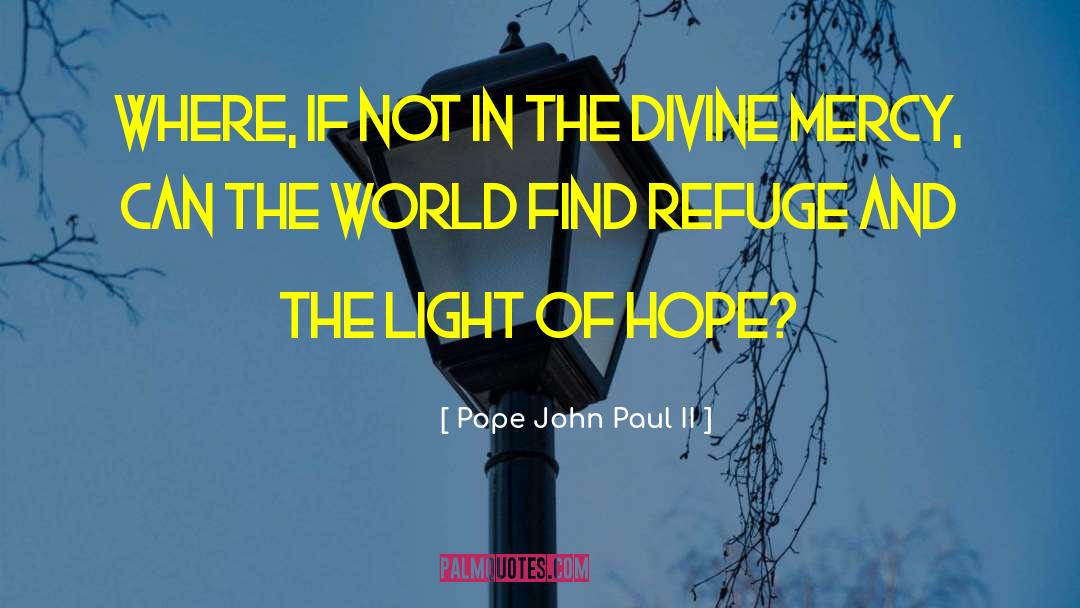 Divine Mercy quotes by Pope John Paul II