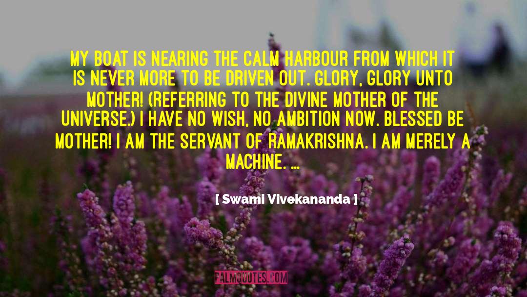 Divine Mother quotes by Swami Vivekananda