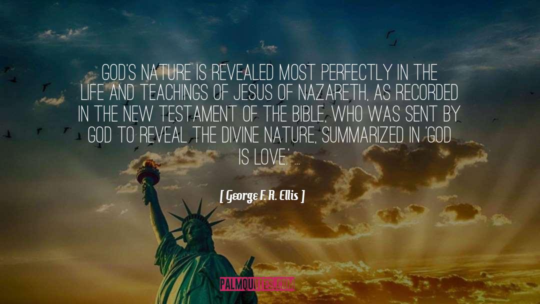 Divine Nature quotes by George F. R. Ellis