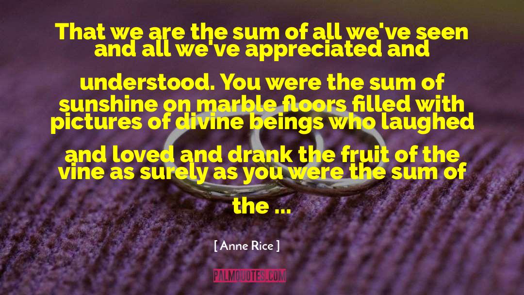 Divine Origins quotes by Anne Rice