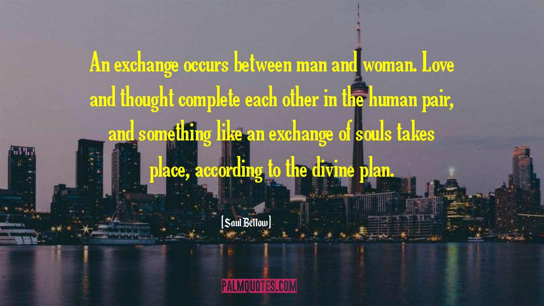 Divine Plan quotes by Saul Bellow