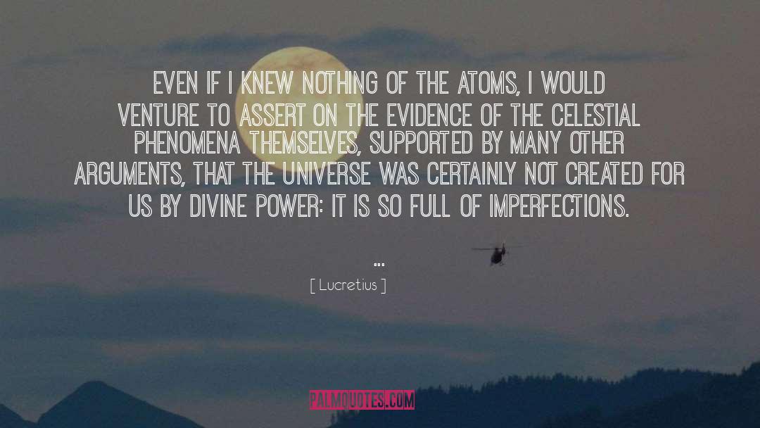 Divine Power quotes by Lucretius