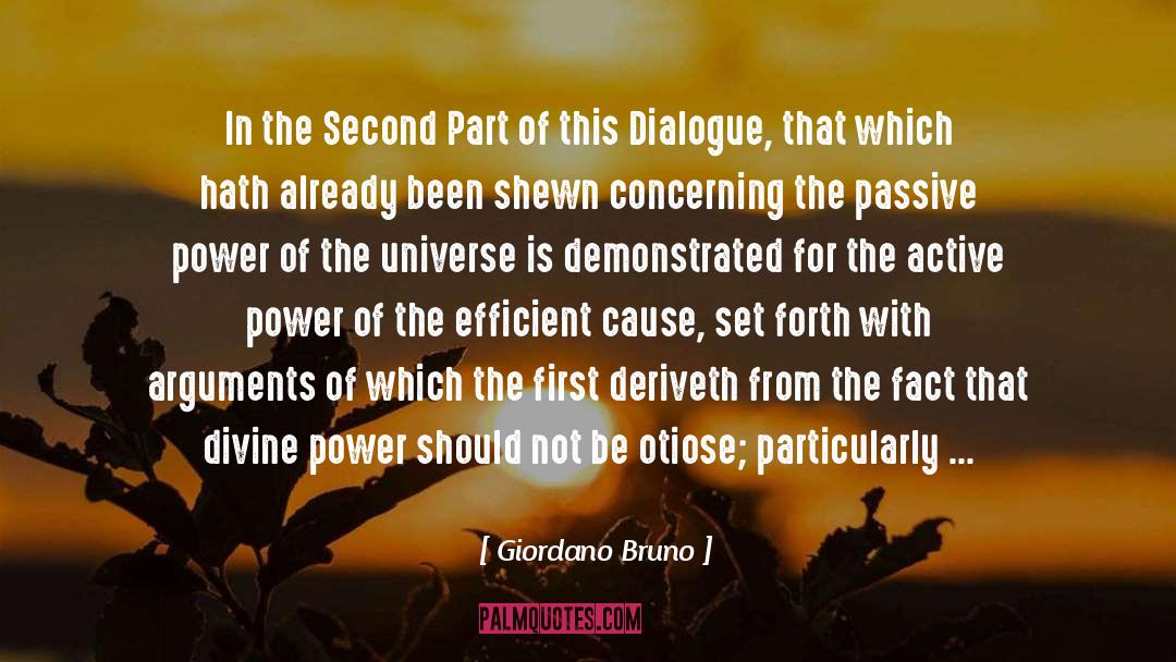Divine Power quotes by Giordano Bruno
