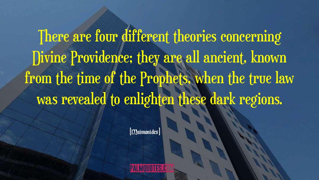 Divine Providence quotes by Maimonides