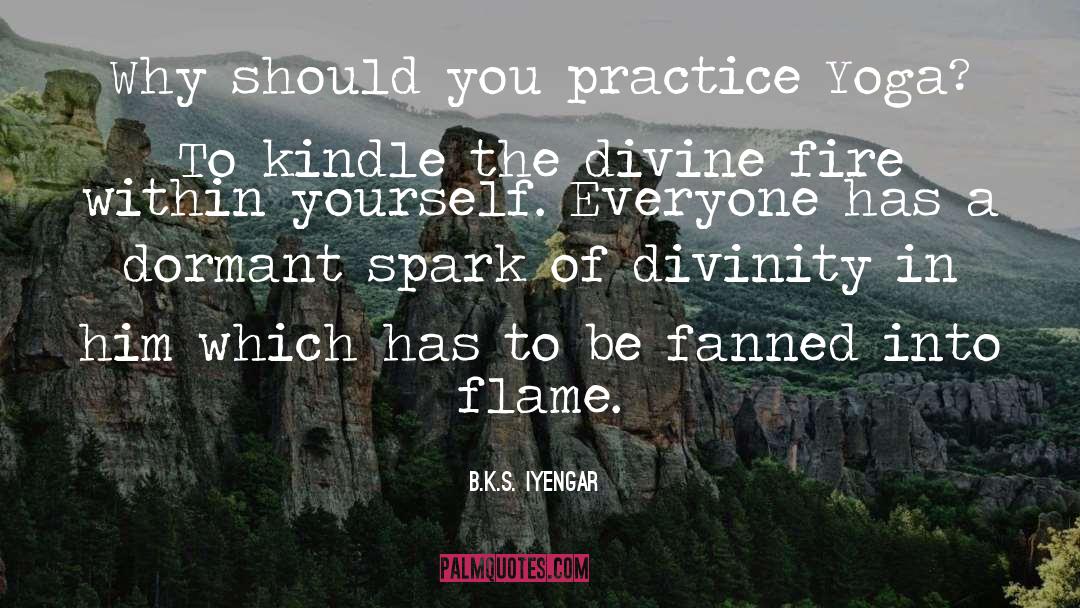 Divine quotes by B.K.S. Iyengar