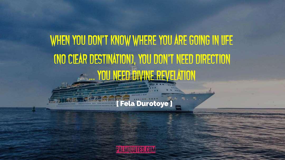 Divine Revelation quotes by Fela Durotoye