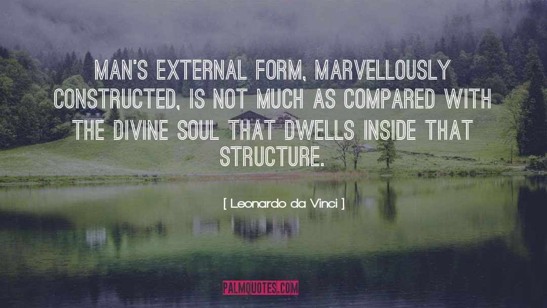 Divine Soul quotes by Leonardo Da Vinci