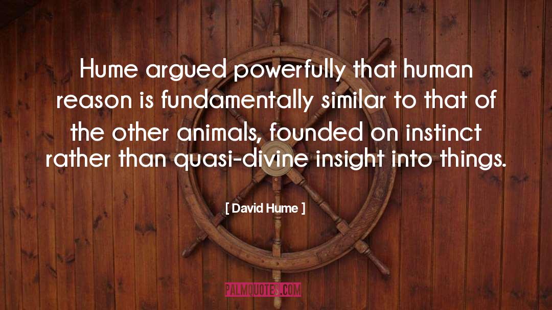 Divine Sovereignty quotes by David Hume