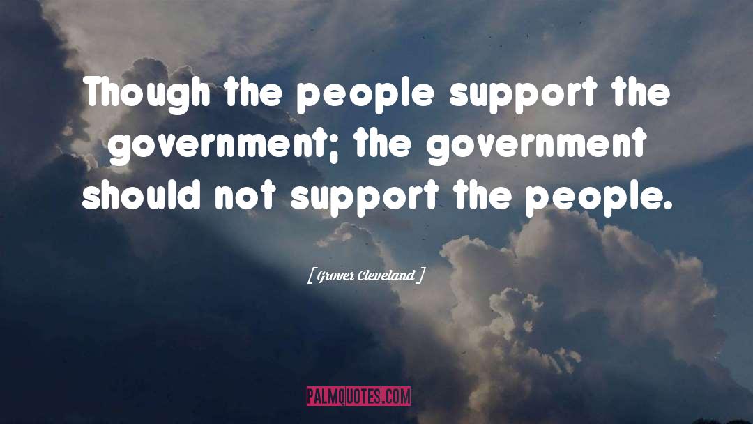 Divine Support quotes by Grover Cleveland