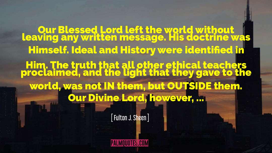 Divine Wisdom quotes by Fulton J. Sheen