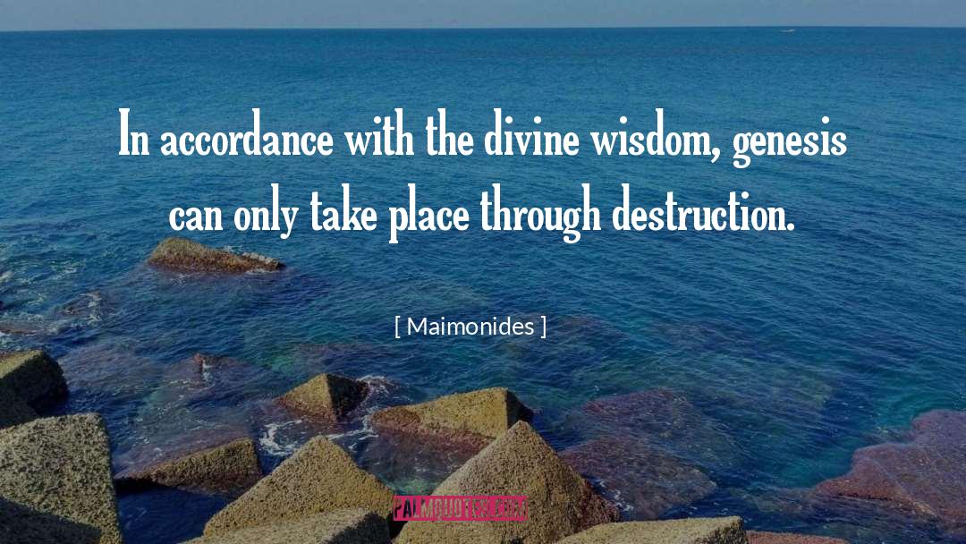 Divine Wisdom quotes by Maimonides
