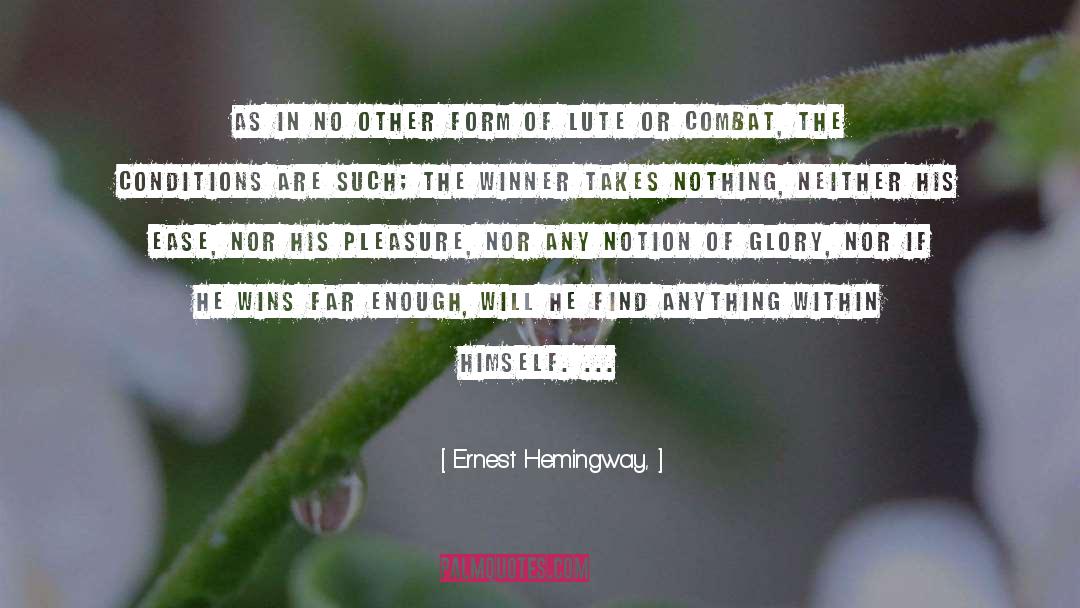 Divine Wisdom Within Ourselves quotes by Ernest Hemingway,