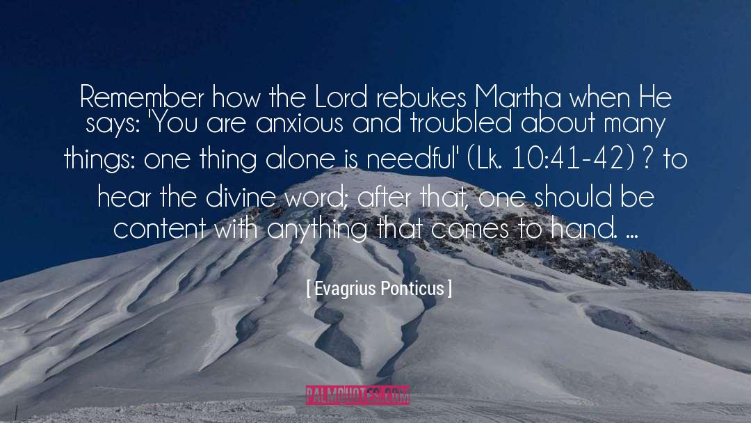Divine Word quotes by Evagrius Ponticus