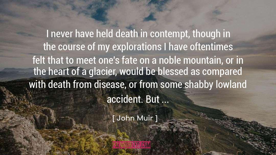 Diving Accident quotes by John Muir