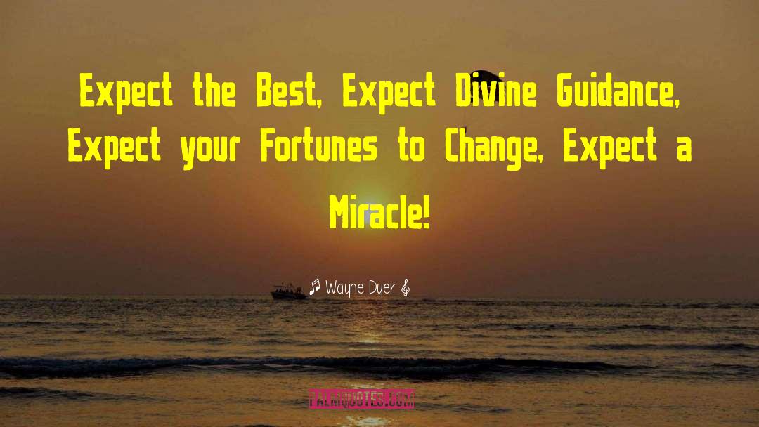 Diving Guidance quotes by Wayne Dyer