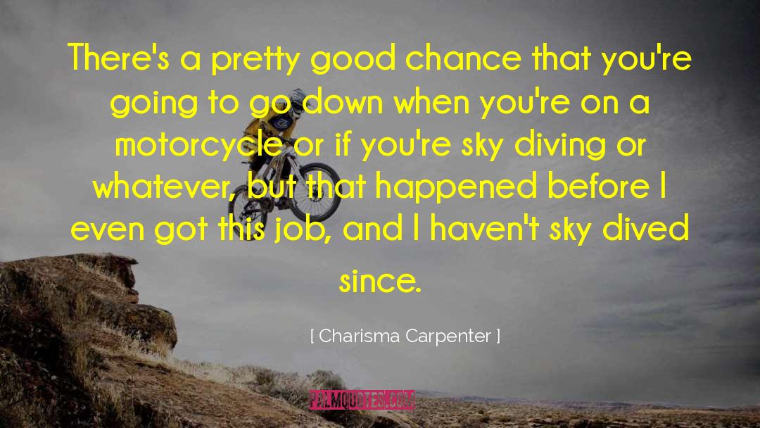 Diving quotes by Charisma Carpenter