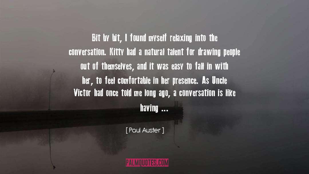 Diving quotes by Paul Auster