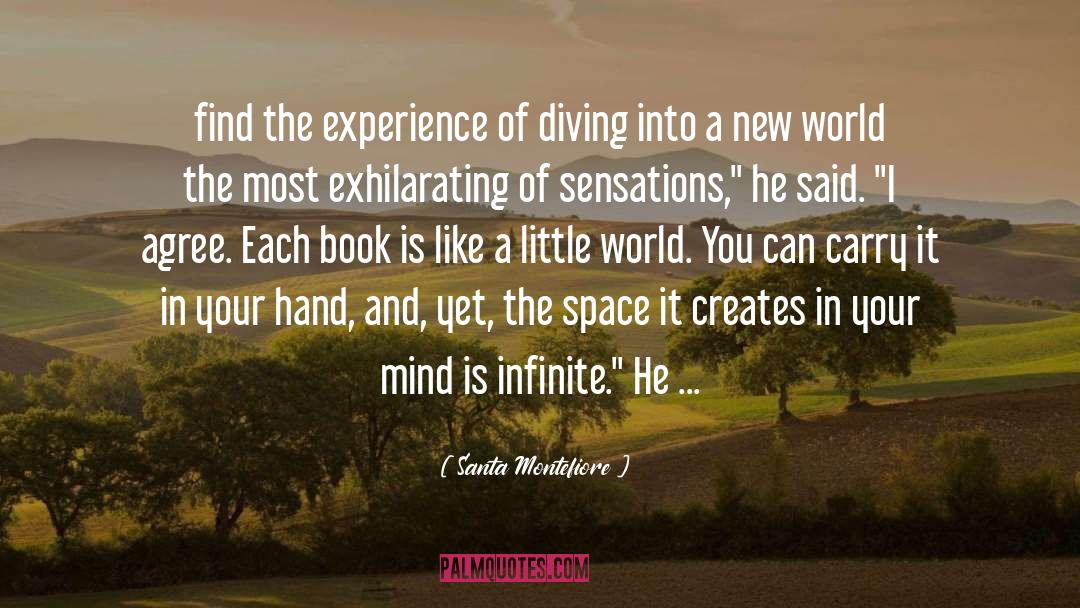 Diving quotes by Santa Montefiore