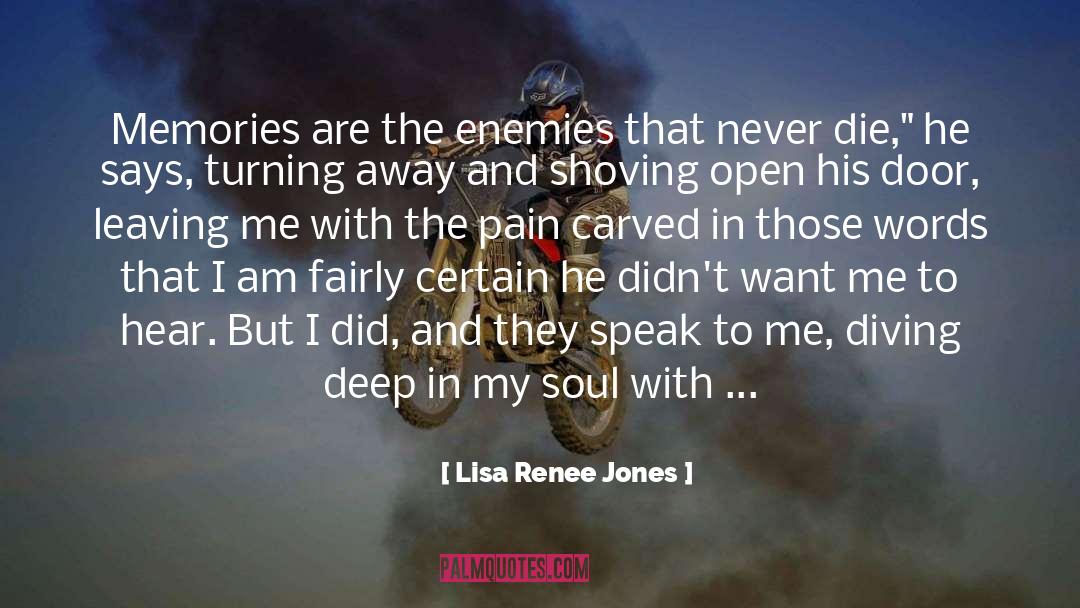 Diving quotes by Lisa Renee Jones