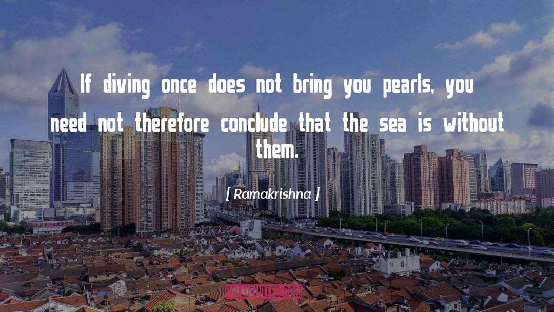 Diving quotes by Ramakrishna