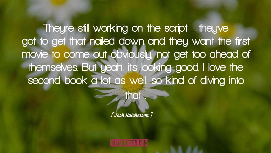 Diving quotes by Josh Hutcherson