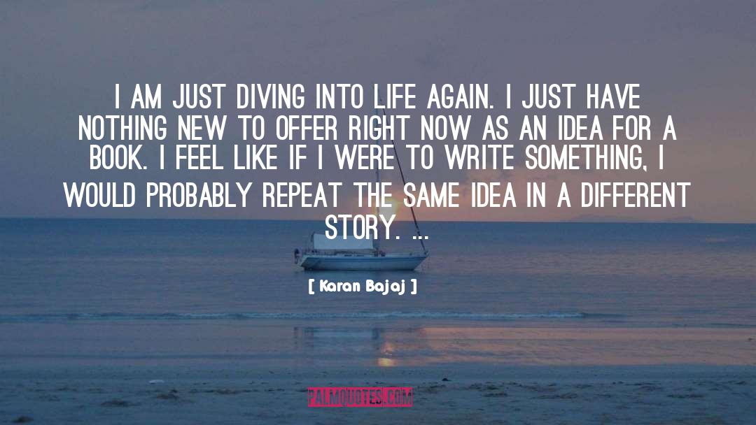 Diving quotes by Karan Bajaj