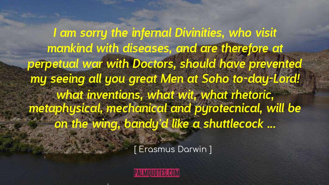 Divinities quotes by Erasmus Darwin