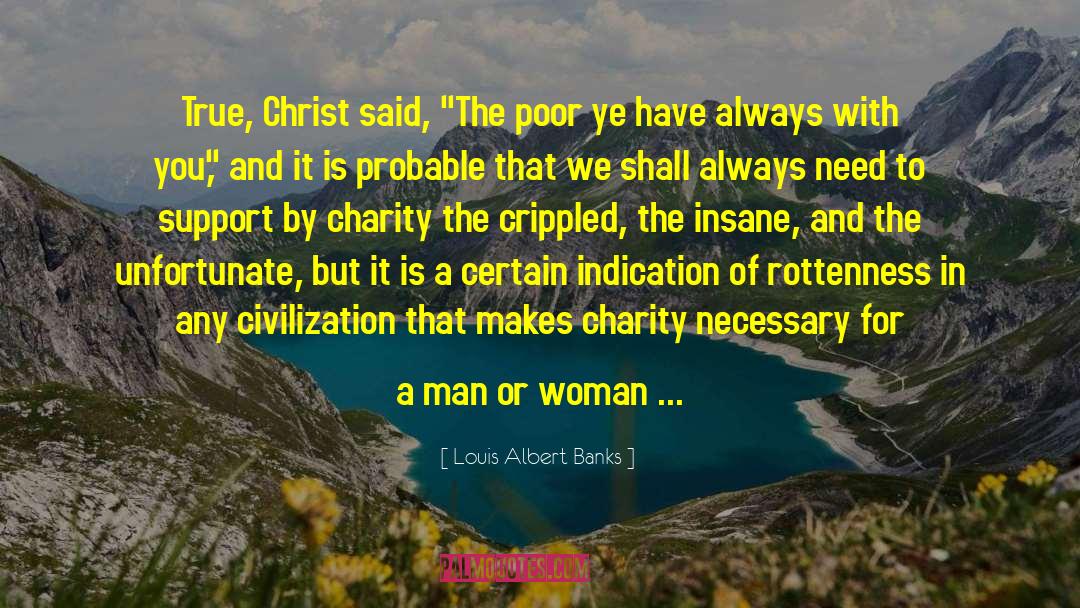 Divinity Of Christ quotes by Louis Albert Banks