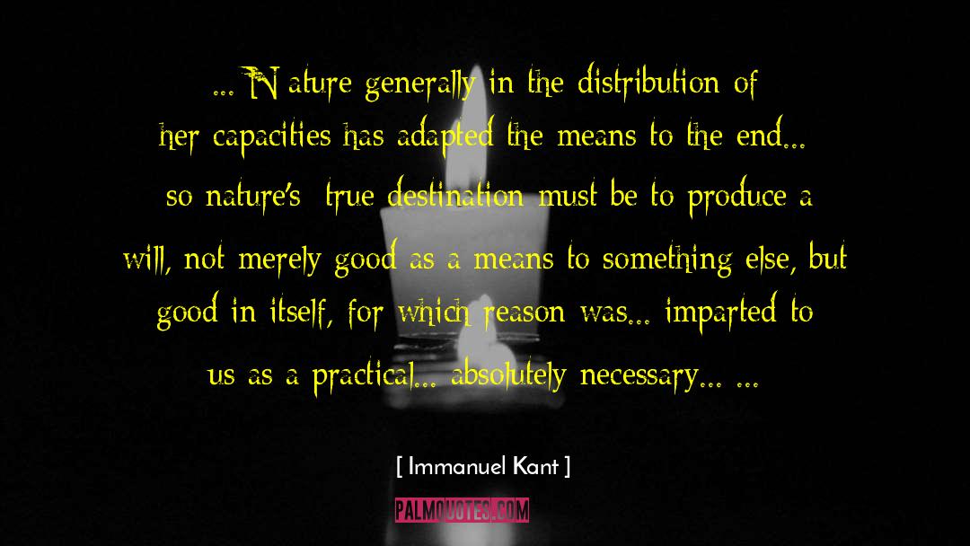 Divinity Of Nature quotes by Immanuel Kant