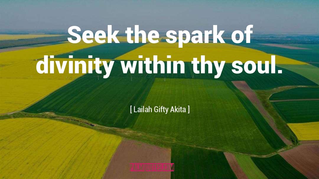 Divinity Within quotes by Lailah Gifty Akita