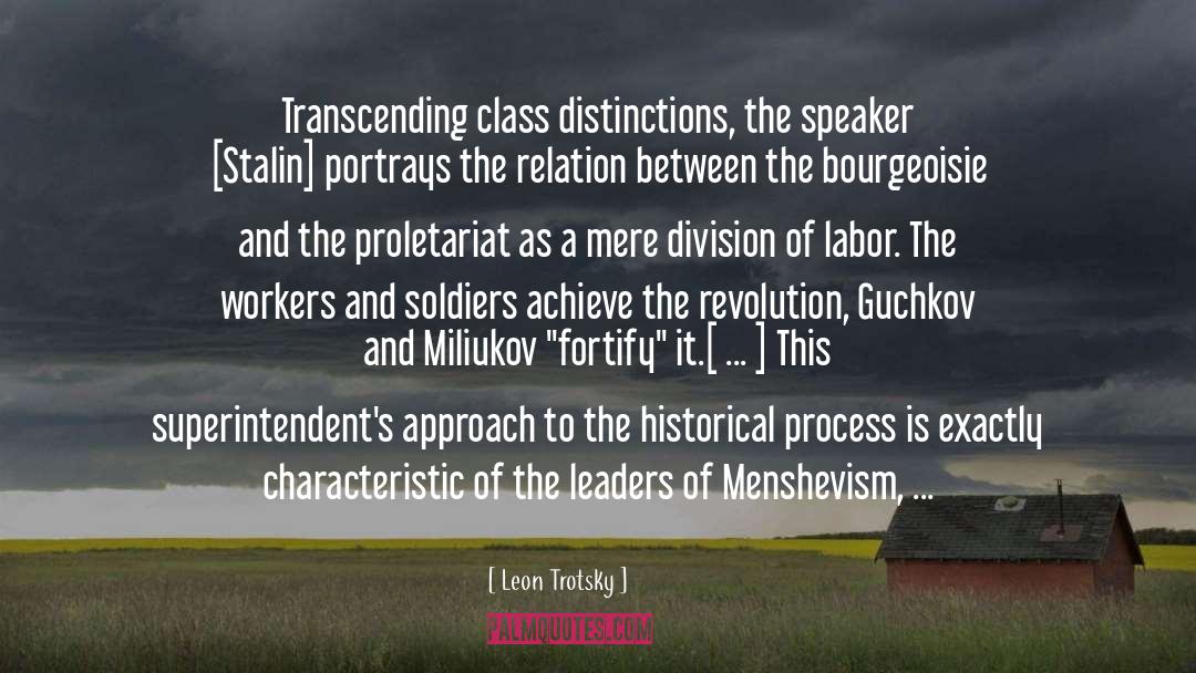 Division Of Labor quotes by Leon Trotsky