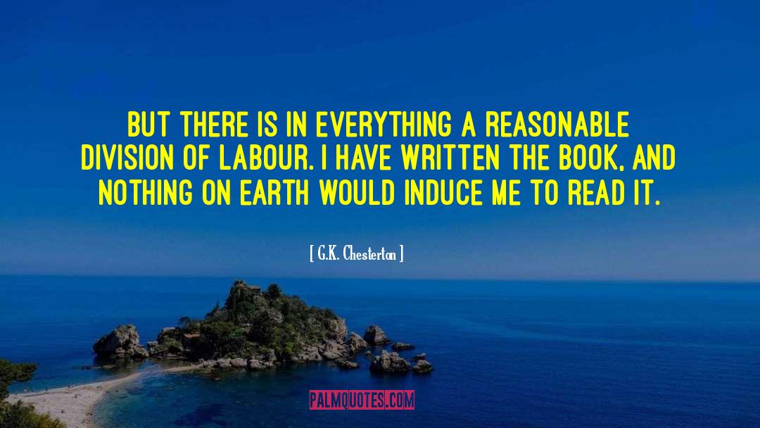 Division Of Labour quotes by G.K. Chesterton