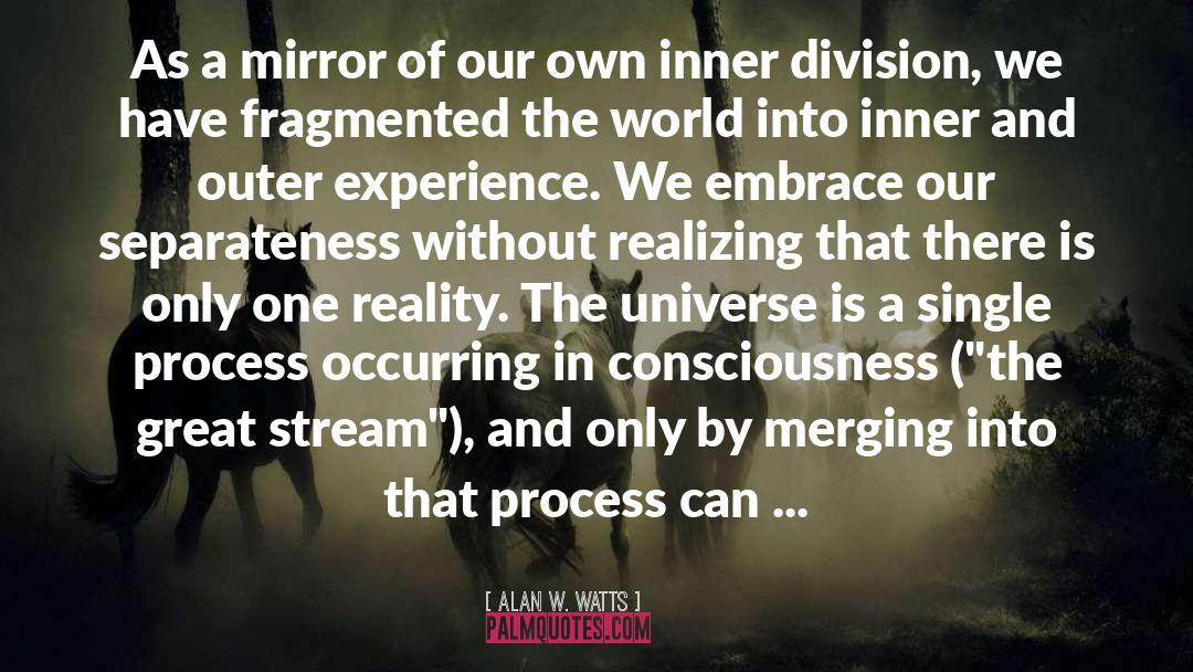 Division quotes by Alan W. Watts